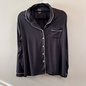 Flora Long Sleeve Button Up and Shorts Pajama Set